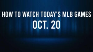 How to Watch the MLB Baseball Playoffs on Sunday, Oct. 20: TV Channel, Live Streaming, Start Times