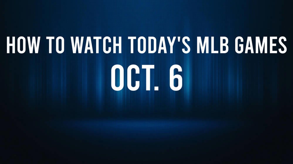 How to Watch the MLB Baseball Playoffs on Sunday, Oct. 6: TV Channel, Live Streaming, Start Times