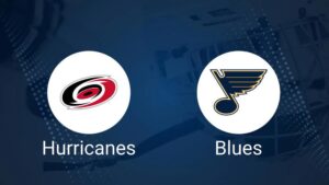 Hurricanes vs. Blues Injury Report Today - October 19