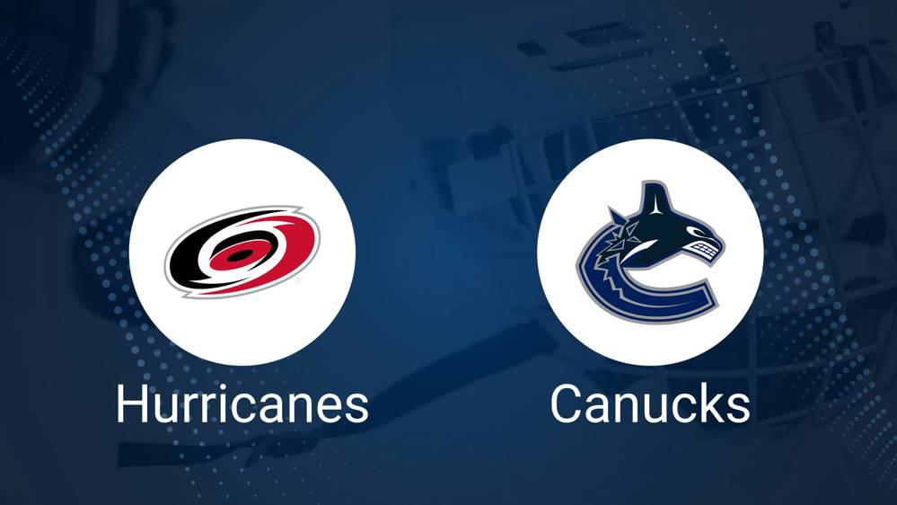 Hurricanes vs. Canucks Injury Report Today - October 28