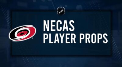 Martin Necas Player Prop Bets for the Hurricanes vs. Bruins Game - October 31