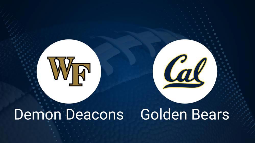 Wake Forest vs. Cal Nov. 8 Tickets & Start Time