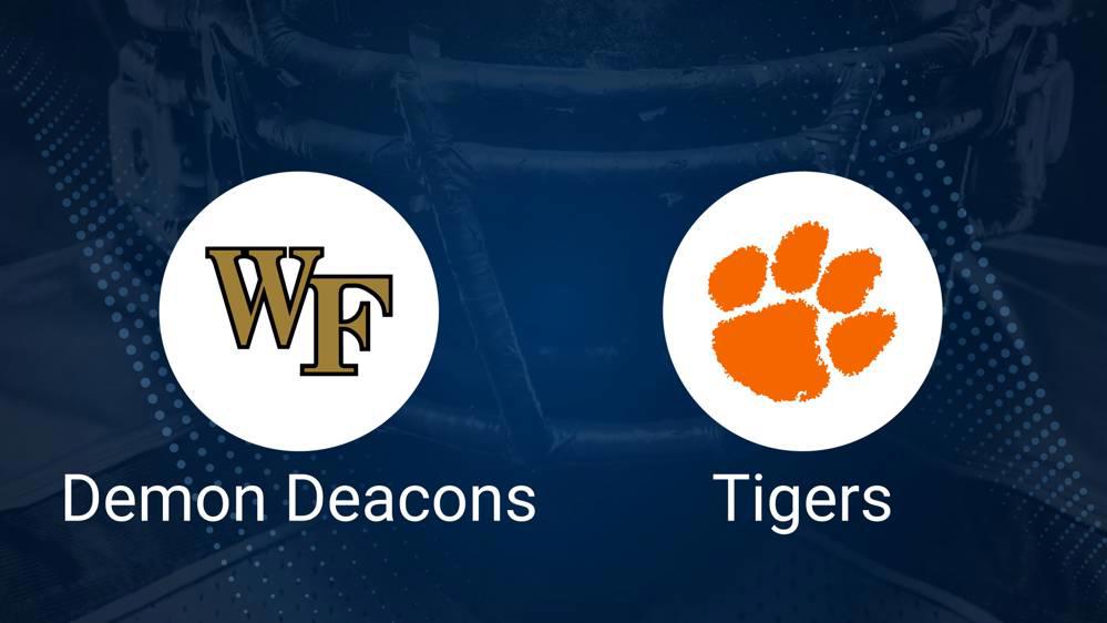 Wake Forest vs. Clemson Oct. 12 Tickets & Start Time