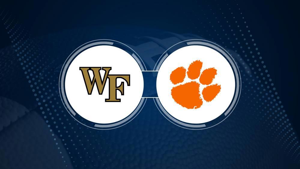 Wake Forest vs. Clemson: Odds, spread, and over/under - Oct. 12