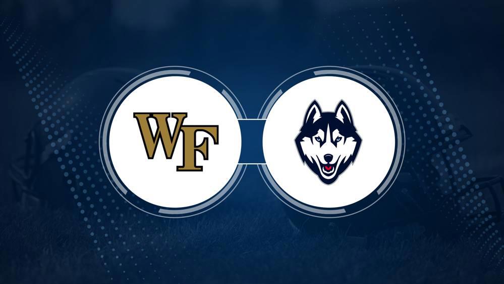 Wake Forest vs. UConn: Odds, spread, and over/under - Oct. 19