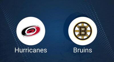 Where to Watch Carolina Hurricanes vs. Boston Bruins on TV or Streaming Live - October 31