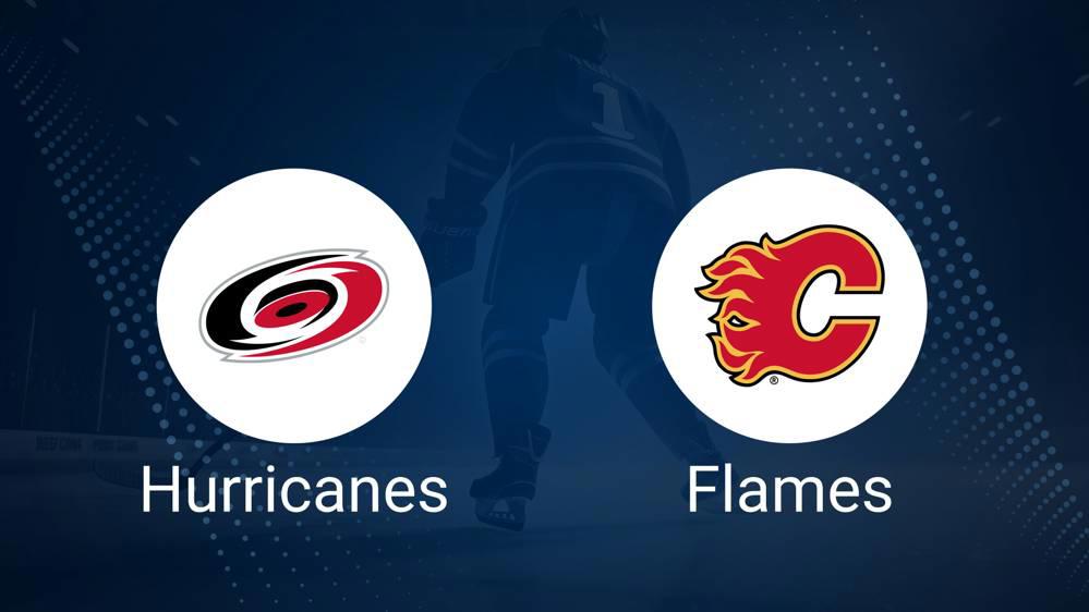 Where to Watch Carolina Hurricanes vs. Calgary Flames on TV or Streaming Live - October 24