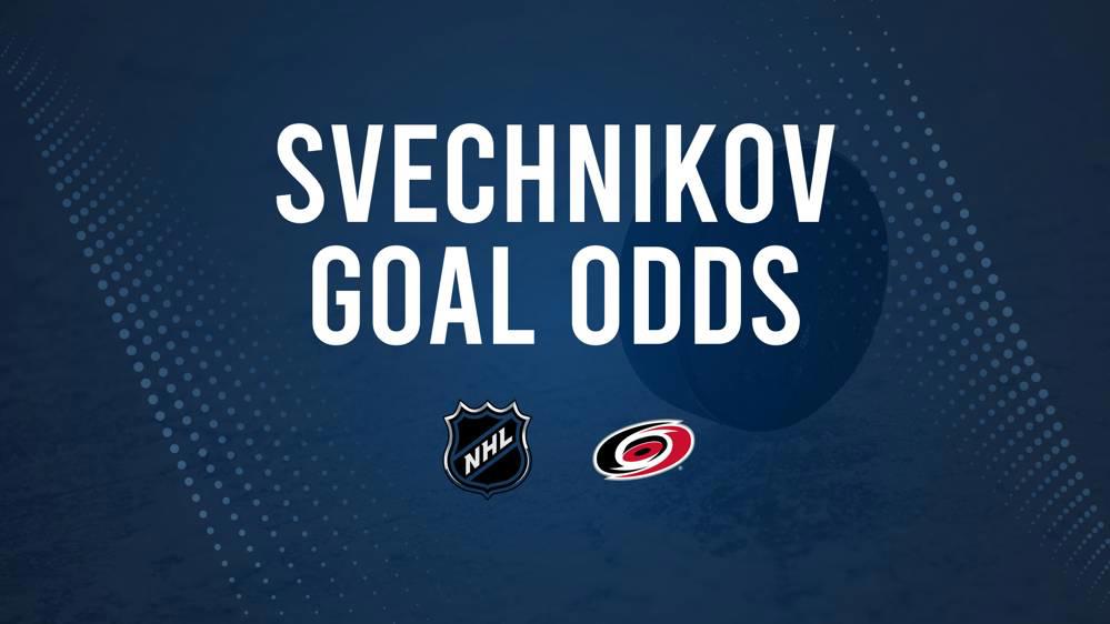 Will Andrei Svechnikov Score a Goal Against the Blues on October 19?