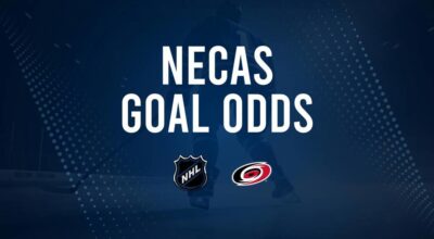 Will Martin Necas Score a Goal Against the Kraken on October 26?