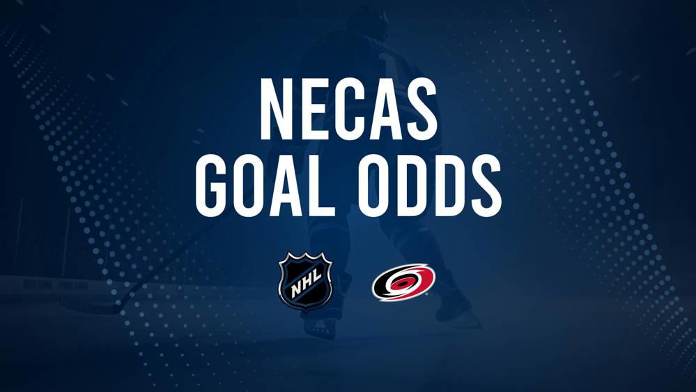 Will Martin Necas Score a Goal Against the Kraken on October 26?