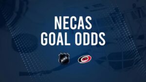 Will Martin Necas Score a Goal Against the Oilers on October 22?