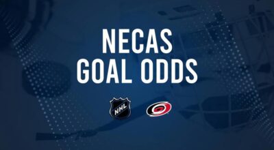 Will Martin Necas Score a Goal Against the Oilers on October 22?