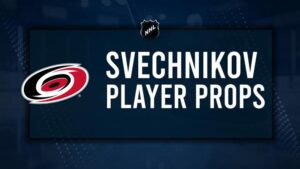 Andrei Svechnikov Player Prop Bets for the Hurricanes vs. Golden Knights Game - November 11