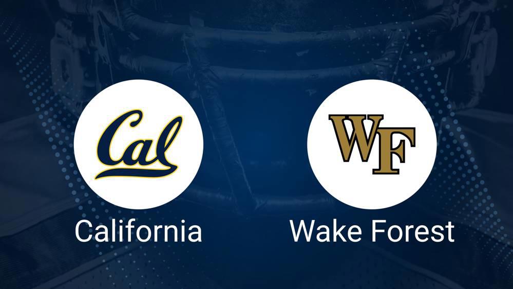 Best Bets, Predictions & Odds for the Wake Forest vs. California Game – Friday, Nov. 8