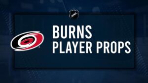 Brent Burns Player Prop Bets for the Hurricanes vs. Golden Knights Game - November 11