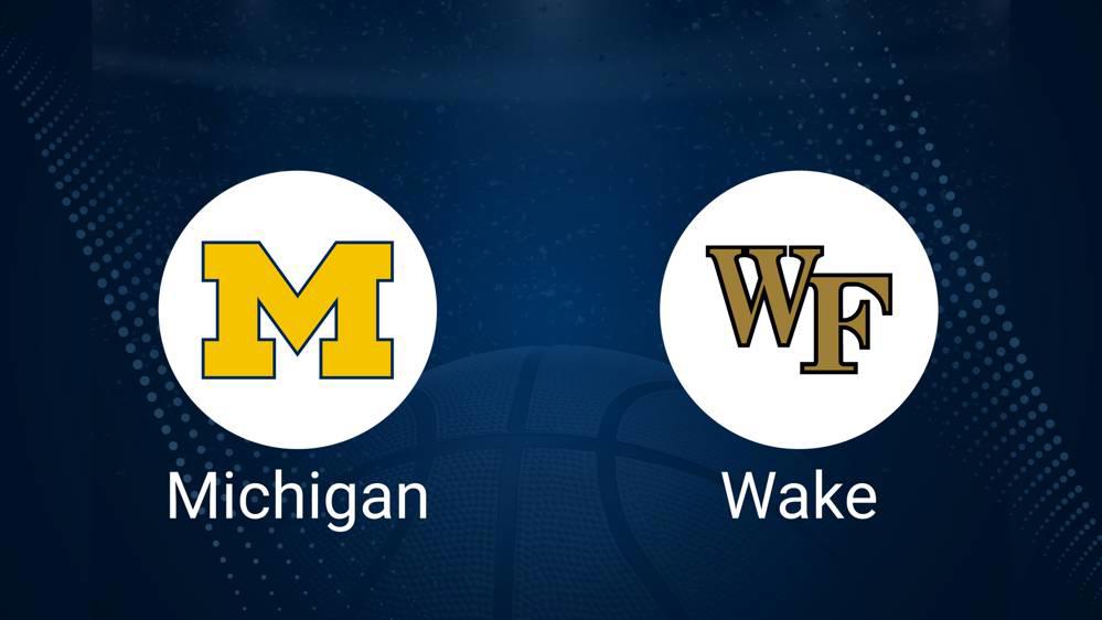 How to Watch Michigan vs. Wake Forest on TV or Live Stream - November 10