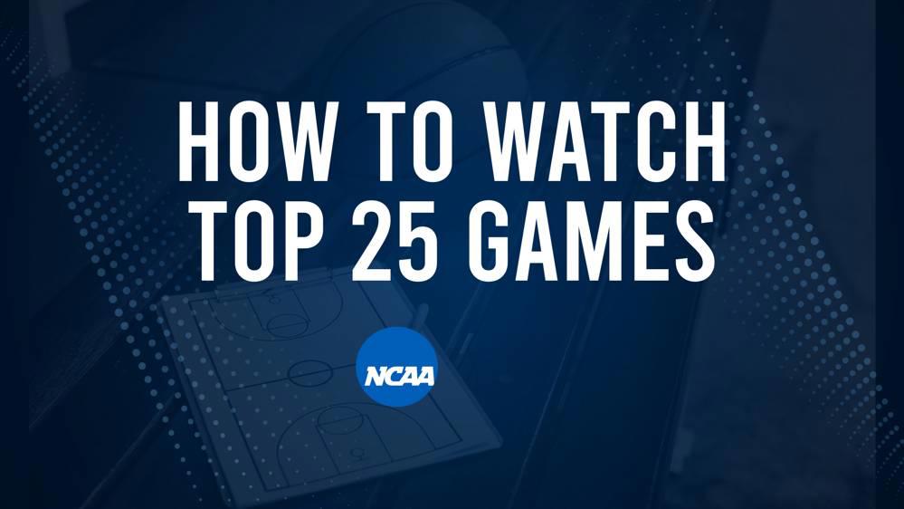 How to Watch Top 25 Women's College Basketball Games - Monday, November 25