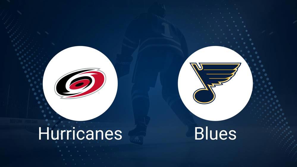 Hurricanes vs. Blues Injury Report Today - November 17