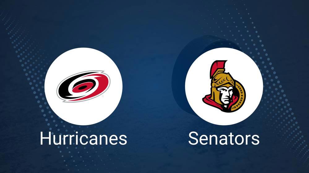 Hurricanes vs. Senators Injury Report Today - November 16