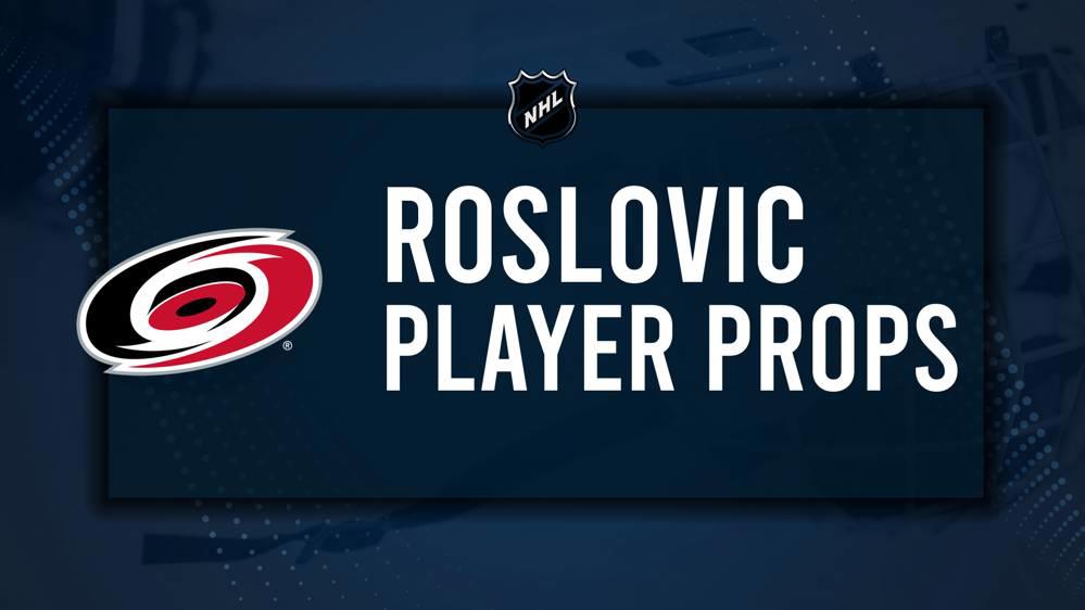 Jack Roslovic Player Prop Bets for the Hurricanes vs. Golden Knights Game - November 11