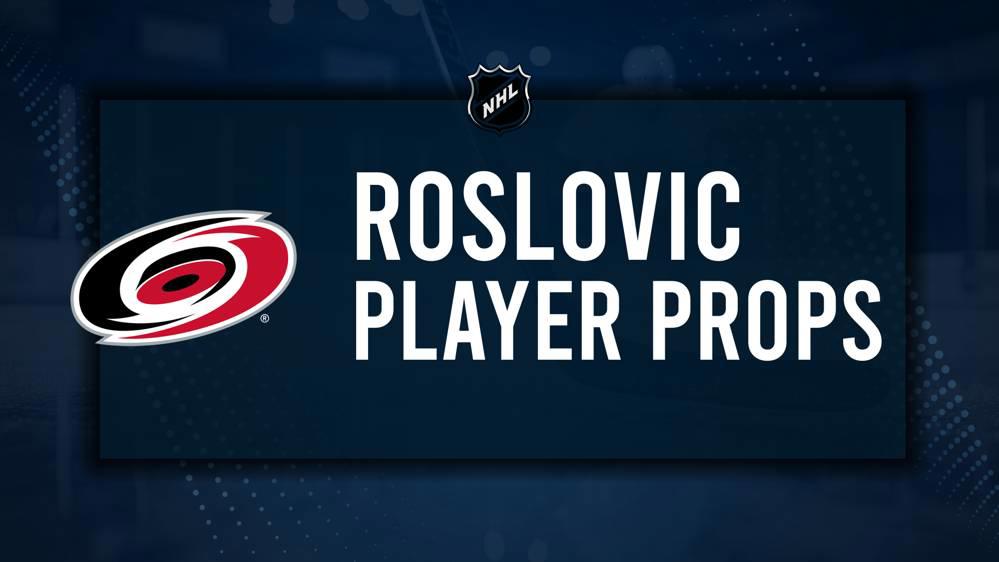 Jack Roslovic Player Prop Bets for the Hurricanes vs. Hockey Club Game - November 13