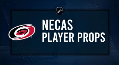 Martin Necas Player Prop Bets for the Hurricanes vs. Flyers Game - November 20