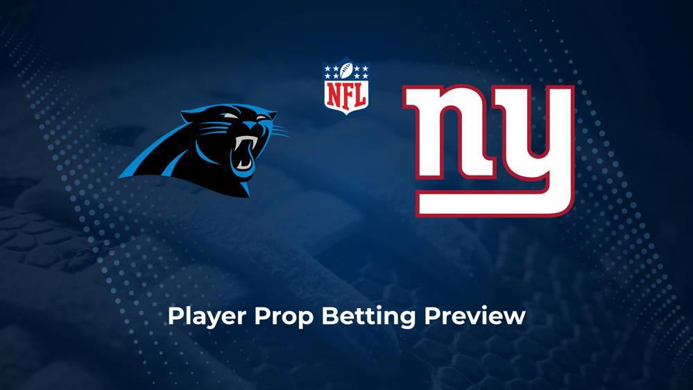 Panthers vs. Giants Player Props & Odds – Week 10