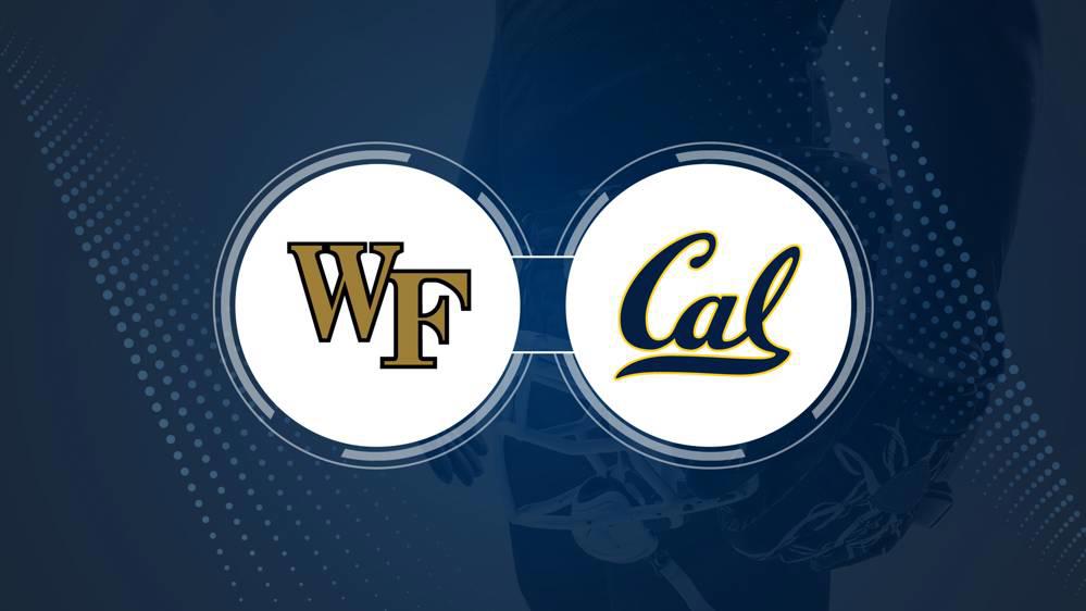 Wake Forest vs. California: Odds, spread, and over/under - Nov. 8