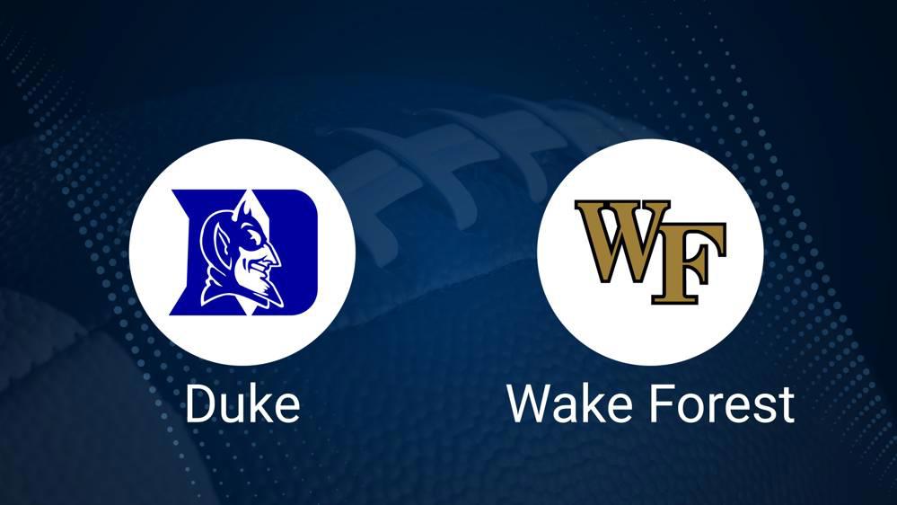 Wake Forest vs. Duke Best Bets, Predictions & Odds – Nov. 30