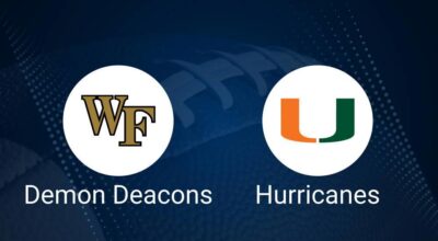 Wake Forest vs. Miami (FL) Predictions & Picks: Odds, Moneyline, Spread - Saturday, Nov. 23