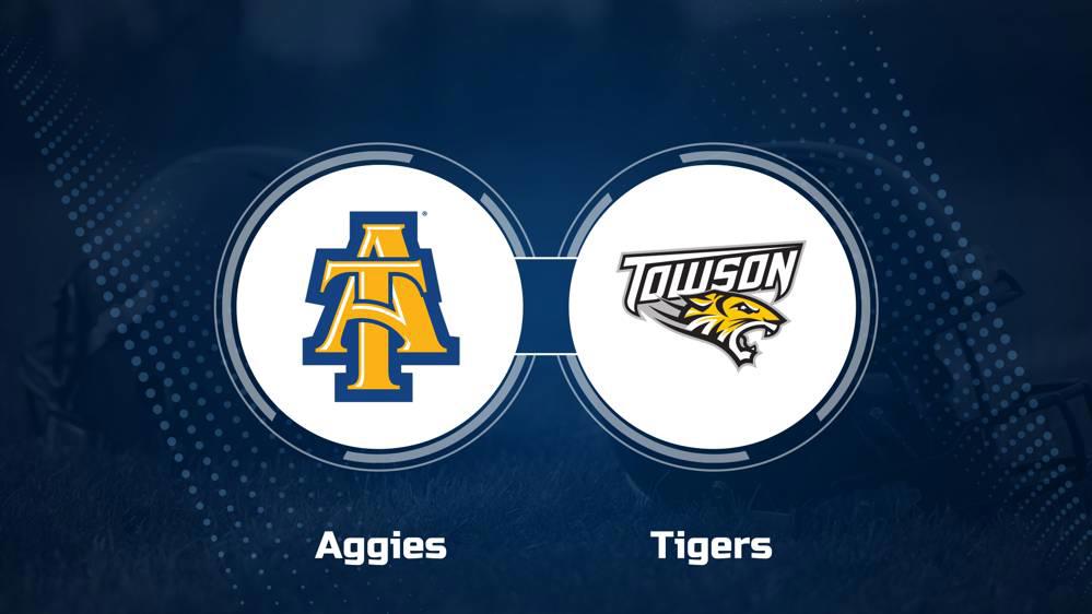 Where to Watch North Carolina A&T vs. Towson on TV or Streaming Live - Nov. 16