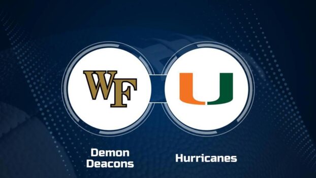 Where to Watch Wake Forest vs. Miami (FL) on TV or Streaming Live - Nov. 23