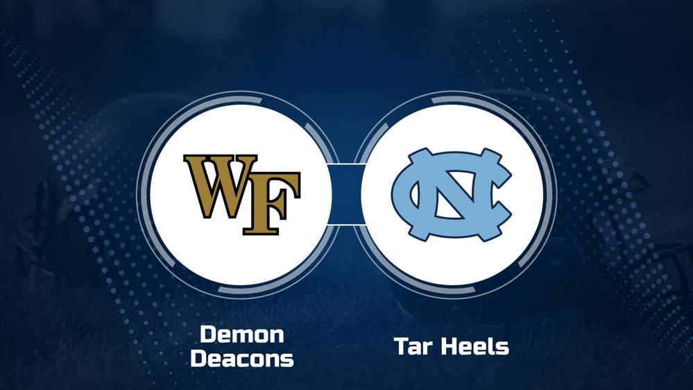 Where to Watch Wake Forest vs. North Carolina on TV or Streaming Live - Nov. 16