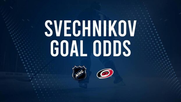 Will Andrei Svechnikov Score a Goal Against the Avalanche on November 9?