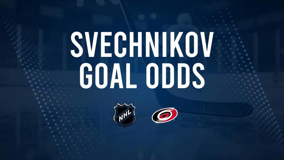 Will Andrei Svechnikov Score a Goal Against the Capitals on November 3?