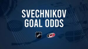 Will Andrei Svechnikov Score a Goal Against the Golden Knights on November 11?