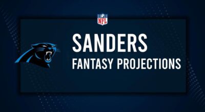 Ja'Tavion Sanders Fantasy Projections: Week 18 vs. the Falcons