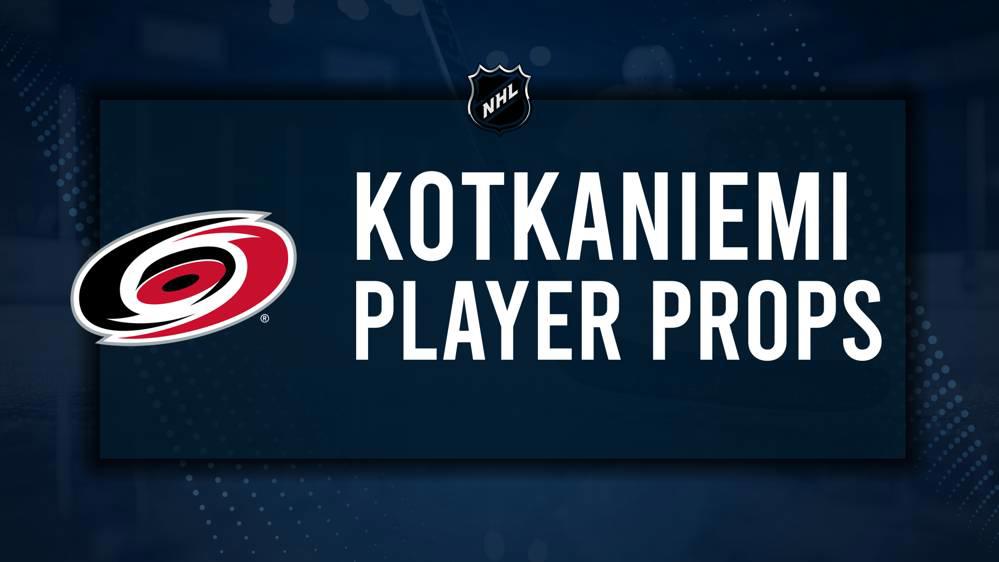 Jesperi Kotkaniemi Player Prop Bets for the Hurricanes vs. Capitals Game - December 20