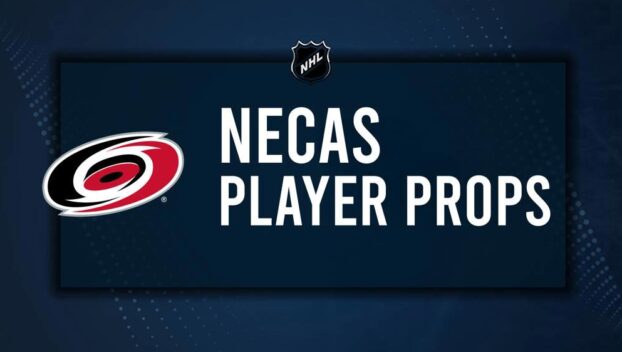 Martin Necas Player Prop Bets for the Hurricanes vs. Rangers Game - December 22