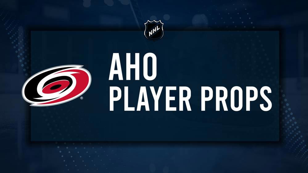 Sebastian Aho Player Prop Bets for the Hurricanes vs. Sharks Game - December 10