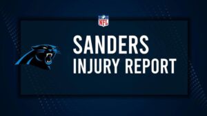 Will Ja'Tavion Sanders Play in Week 14? NFL Injury Status, News & Updates