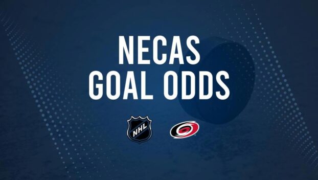 Will Martin Necas Score a Goal Against the Blue Jackets on December 15?