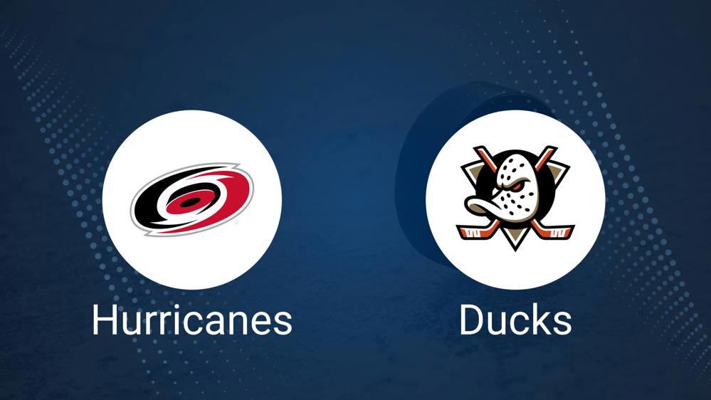 How to Pick the Hurricanes vs. Ducks Game with Odds, Spread, Betting Line and Stats – January 12