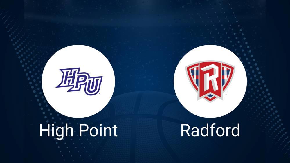 How to Watch High Point vs. Radford on TV or Live Stream - January 2