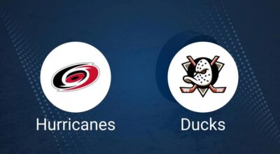 Where to Watch Carolina Hurricanes vs. Anaheim Ducks on TV or Streaming Live - January 12