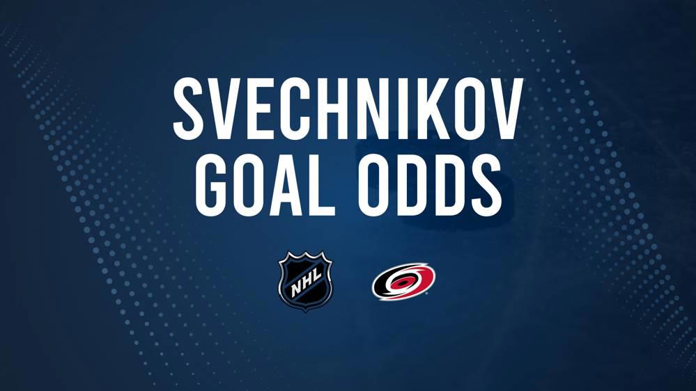 Will Andrei Svechnikov Score a Goal Against the Sabres on January 15?