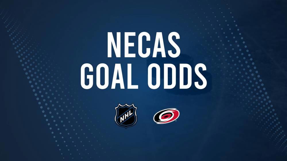 Will Martin Necas Score a Goal Against the Golden Knights on January 17?